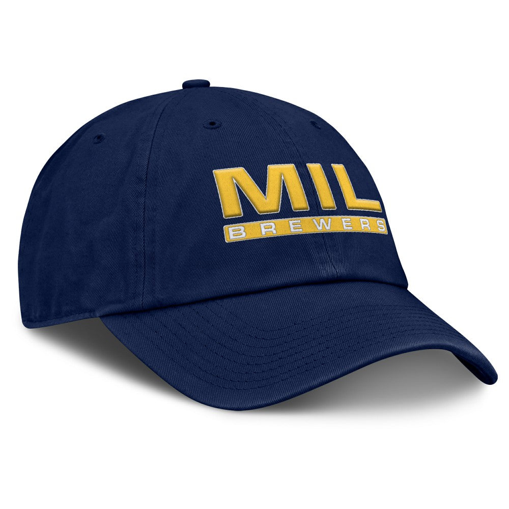 Milwaukee Brewers Women's Fly Out Adjustable Hat - Navy