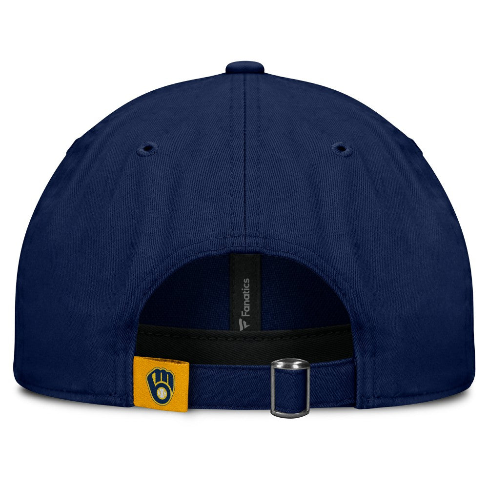 Milwaukee Brewers Women's Fly Out Adjustable Hat - Navy