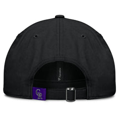 Colorado Rockies Women's Fly Out Adjustable Hat - Black