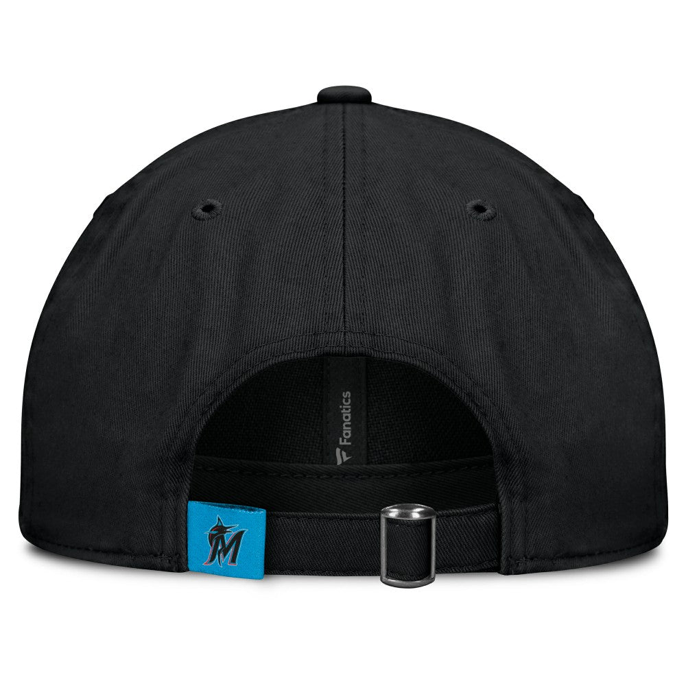 Miami Marlins Women's Fly Out Adjustable Hat - Black