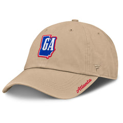 Atlanta Braves Women's Cooperstown Collection Adjustable Hat - Tan