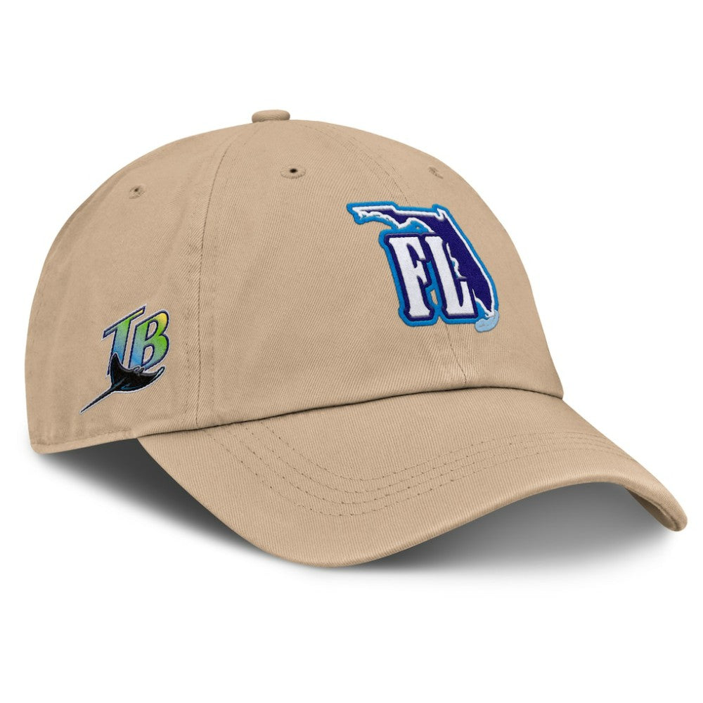 Tampa Bay Rays Women's Cooperstown Collection Adjustable Hat - Tan