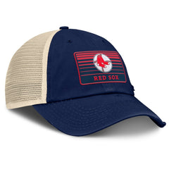 Boston Red Sox Cooperstown Collection Eastbound Mesh Adjustable Hat - Navy/Natural