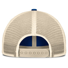 Atlanta Braves Cooperstown Collection Eastbound Mesh Adjustable Hat - Royal/Natural