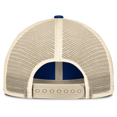 Chicago Cubs Cooperstown Collection Eastbound Mesh Adjustable Hat - Royal/Natural