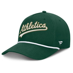 Athletics Clubhouse Foul Ball A-Frame Adjustable Hat - Green