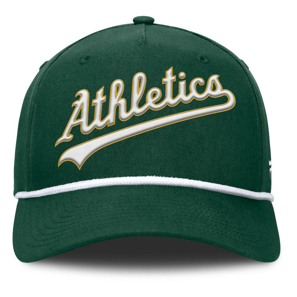 Athletics Clubhouse Foul Ball A-Frame Adjustable Hat - Green