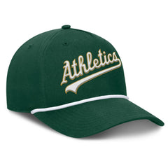 Athletics Clubhouse Foul Ball A-Frame Adjustable Hat - Green