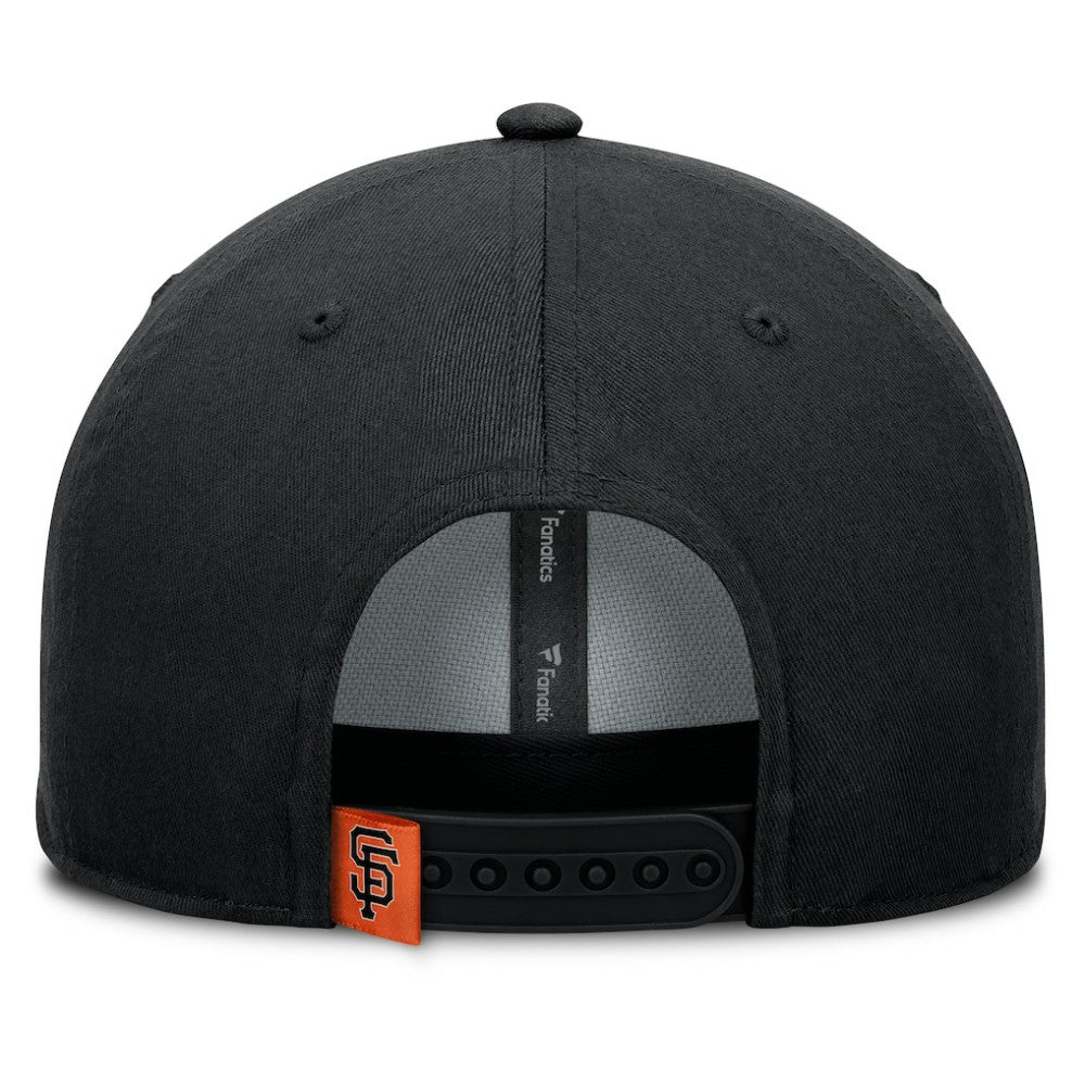 San Francisco Giants Clubhouse Foul Ball A-Frame Adjustable Hat - Black