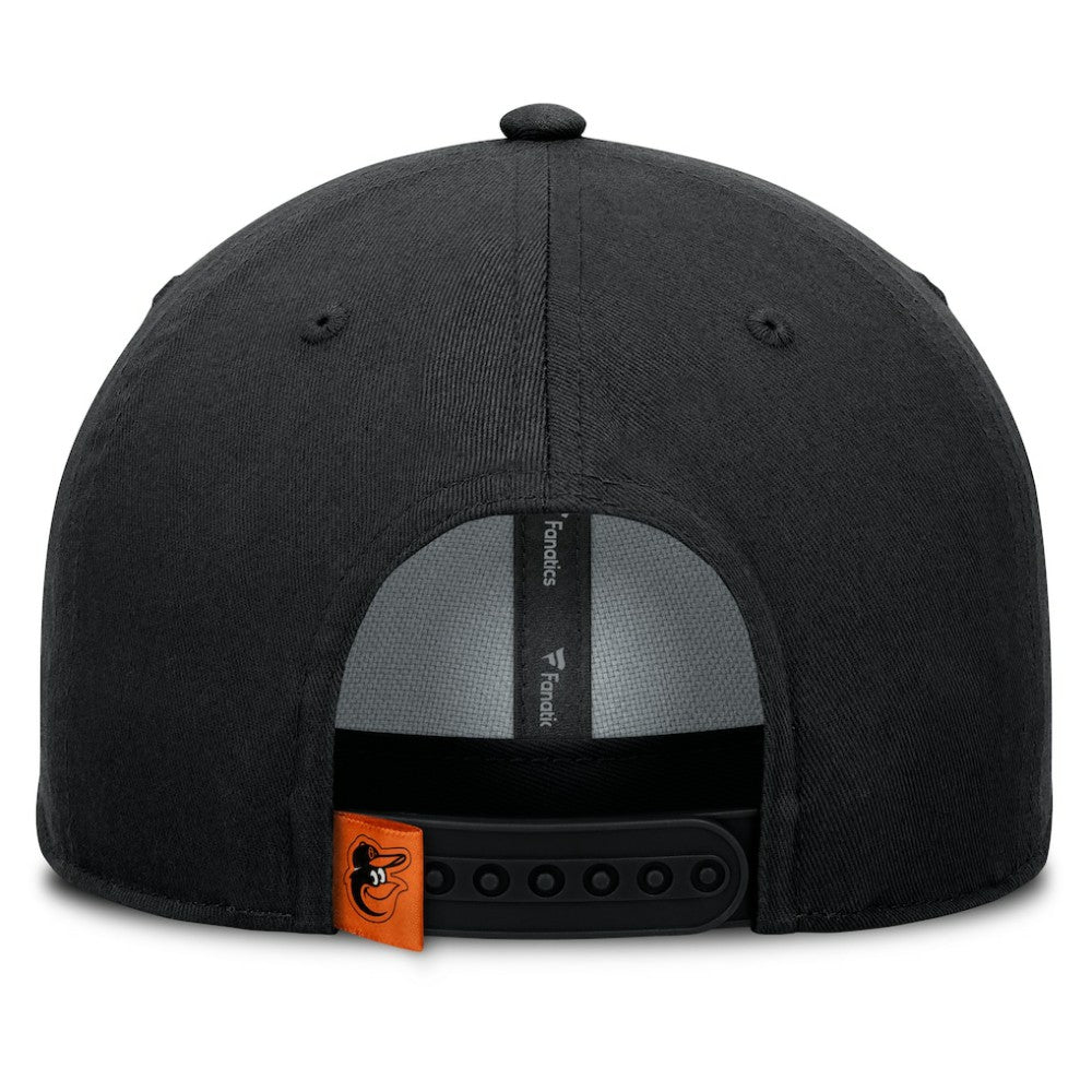 Baltimore Orioles Clubhouse Foul Ball A-Frame Adjustable Hat - Black