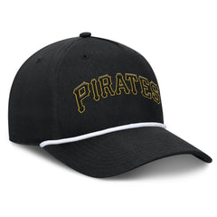 Pittsburgh Pirates Clubhouse Foul Ball A-Frame Adjustable Hat - Black