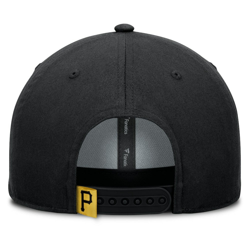 Pittsburgh Pirates Clubhouse Foul Ball A-Frame Adjustable Hat - Black