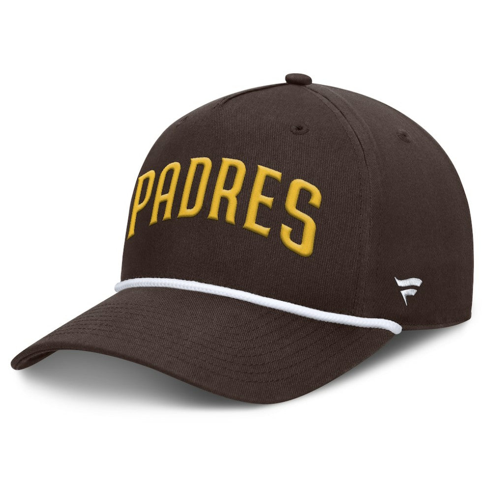 San Diego Padres Clubhouse Foul Ball A-Frame Adjustable Hat - Brown