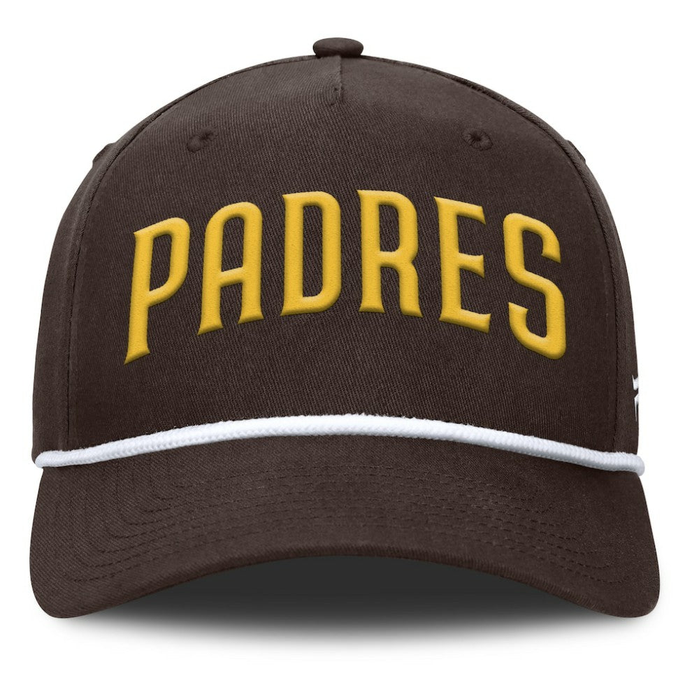 San Diego Padres Clubhouse Foul Ball A-Frame Adjustable Hat - Brown