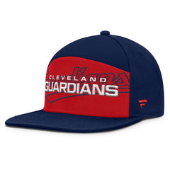 Cleveland Guardians Clubhouse Splitter Snapback Hat - Navy/Red