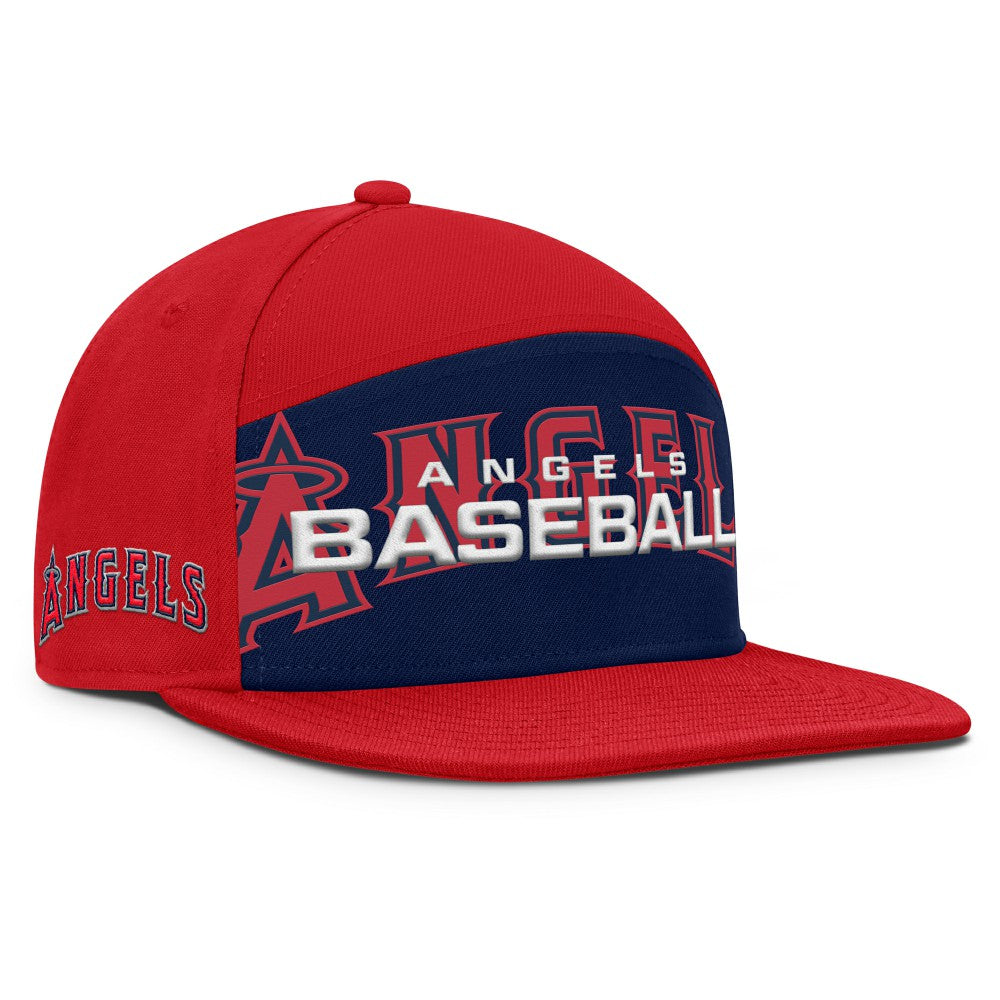 Los Angeles Angels Clubhouse Splitter Snapback Hat - Red/Navy