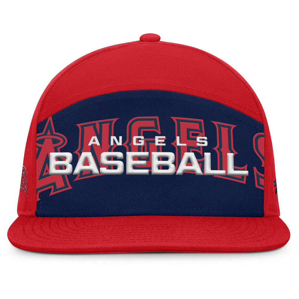 Los Angeles Angels Clubhouse Splitter Snapback Hat - Red/Navy
