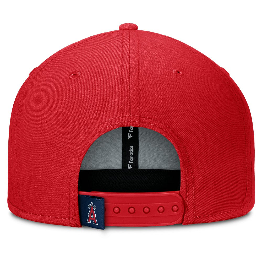 Los Angeles Angels Clubhouse Splitter Snapback Hat - Red/Navy