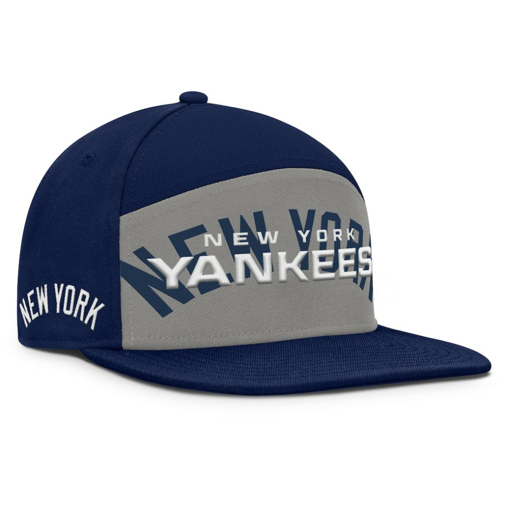 New York Yankees Clubhouse Splitter Snapback Hat - Navy/Gray