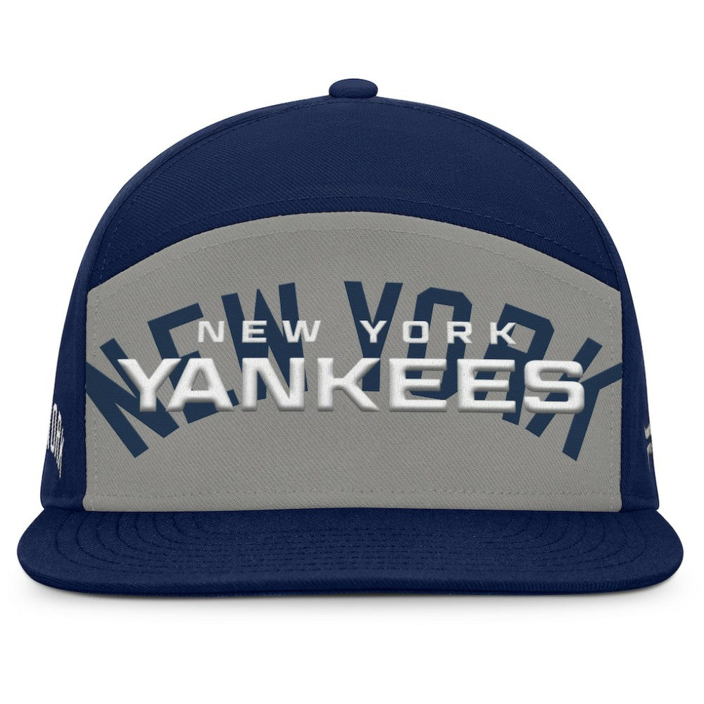 New York Yankees Clubhouse Splitter Snapback Hat - Navy/Gray