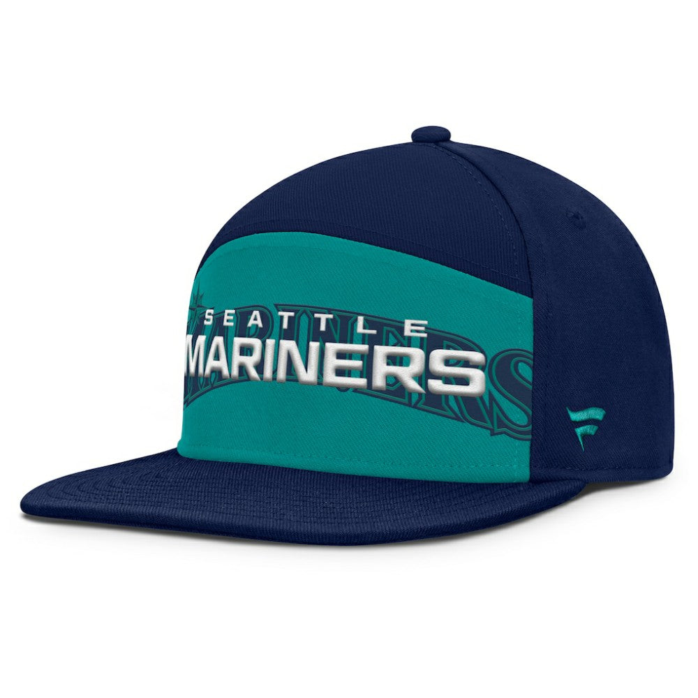 Seattle Mariners Clubhouse Splitter Snapback Hat - Navy/Teal