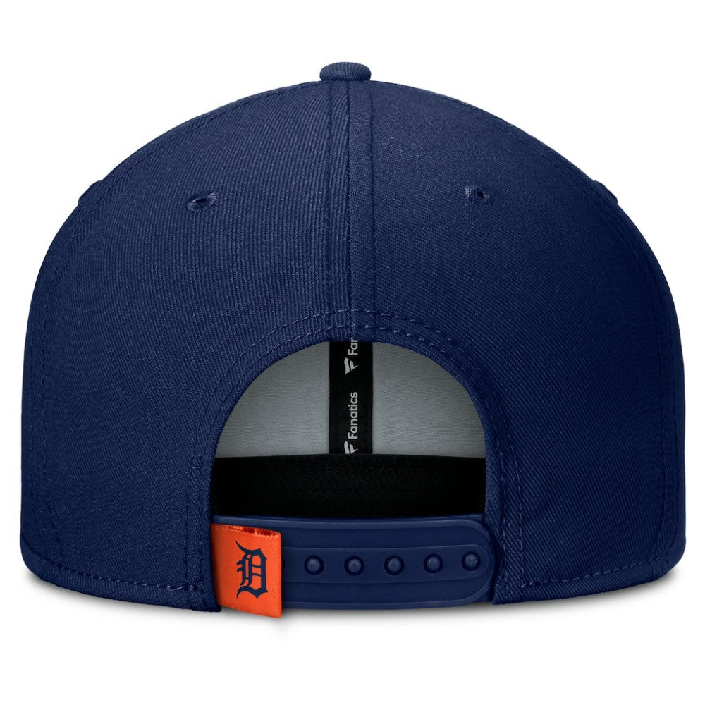 Detroit Tigers Clubhouse Splitter Snapback Hat - Navy/Orange