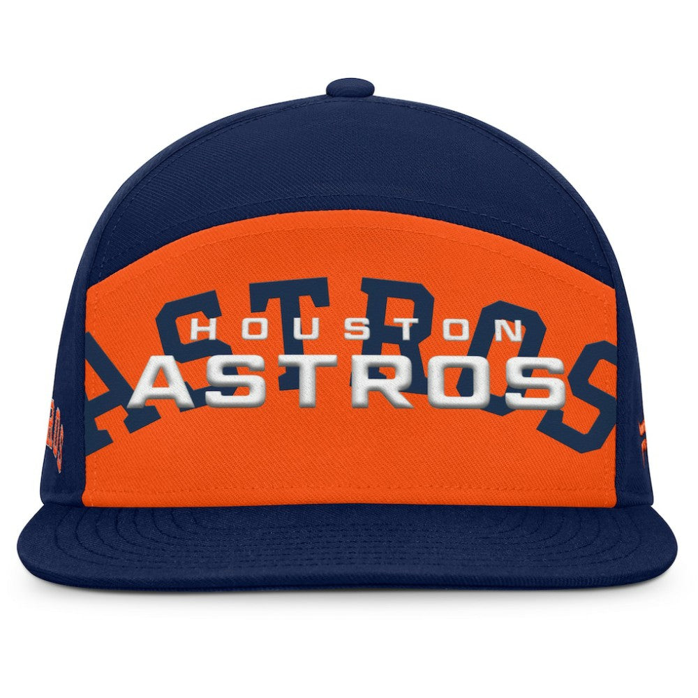 Houston Astros Clubhouse Splitter Snapback Hat - Navy/Orange