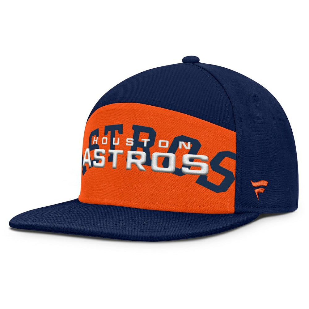 Houston Astros Clubhouse Splitter Snapback Hat - Navy/Orange