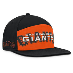 San Francisco Giants Clubhouse Splitter Snapback Hat - Black/Orange