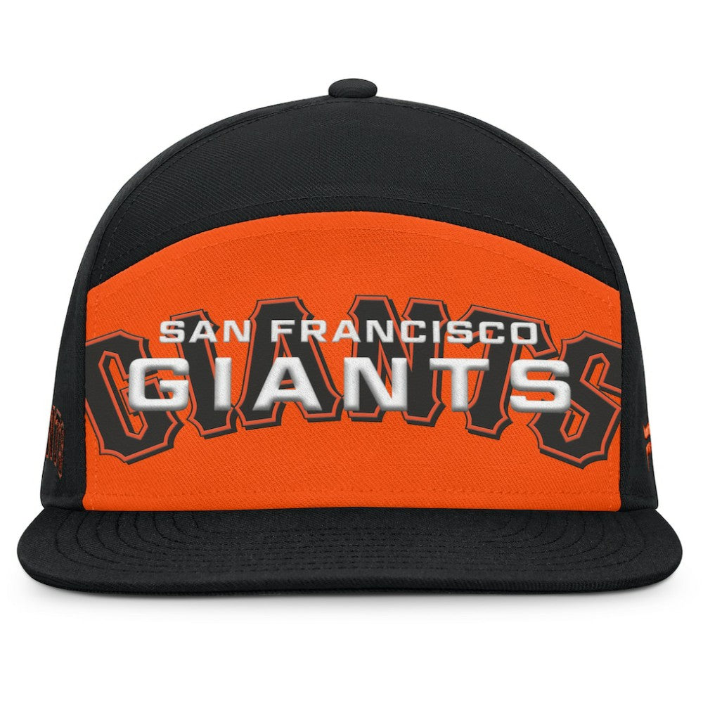 San Francisco Giants Clubhouse Splitter Snapback Hat - Black/Orange