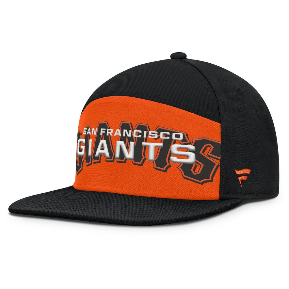 San Francisco Giants Clubhouse Splitter Snapback Hat - Black/Orange