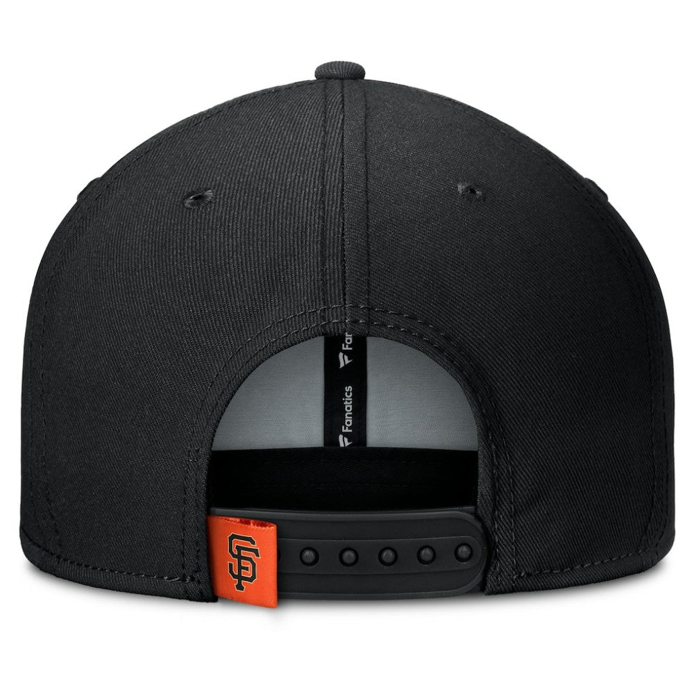 San Francisco Giants Clubhouse Splitter Snapback Hat - Black/Orange