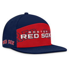 Boston Red Sox Clubhouse Splitter Snapback Hat - Navy/Red
