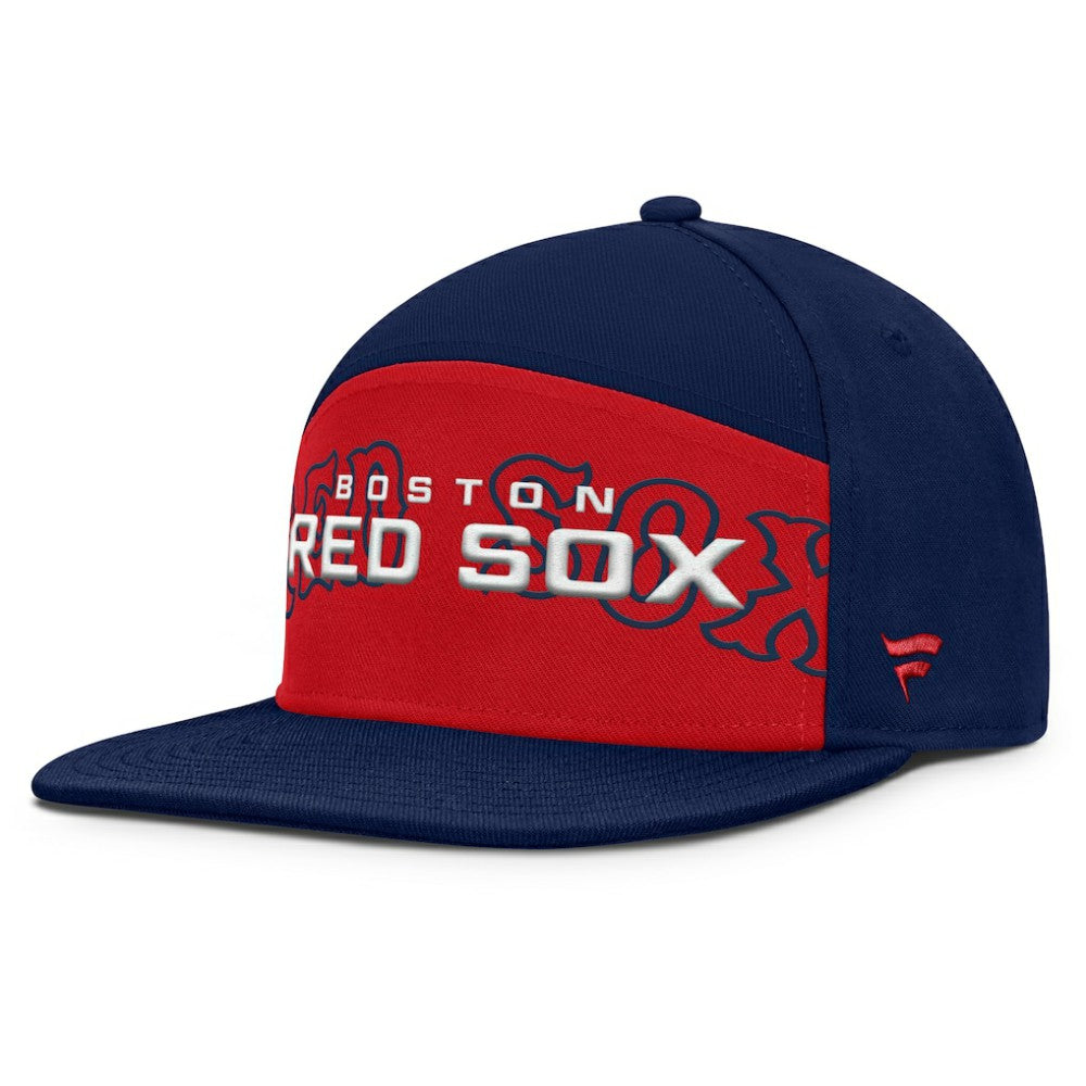 Boston Red Sox Clubhouse Splitter Snapback Hat - Navy/Red