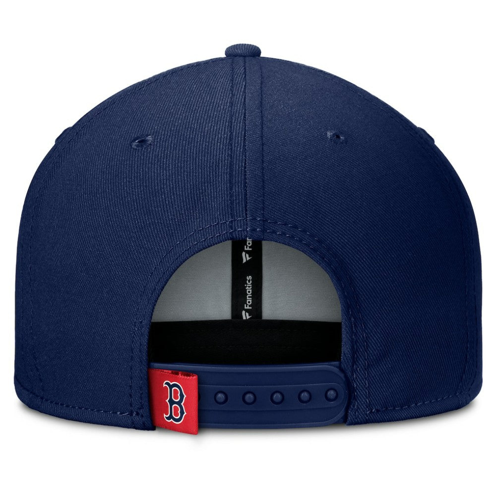 Boston Red Sox Clubhouse Splitter Snapback Hat - Navy/Red