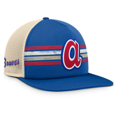 Atlanta Braves Cooperstown Collection Powers Snapback Hat - Royal/Natural