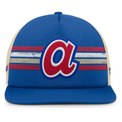 Atlanta Braves Cooperstown Collection Powers Snapback Hat - Royal/Natural
