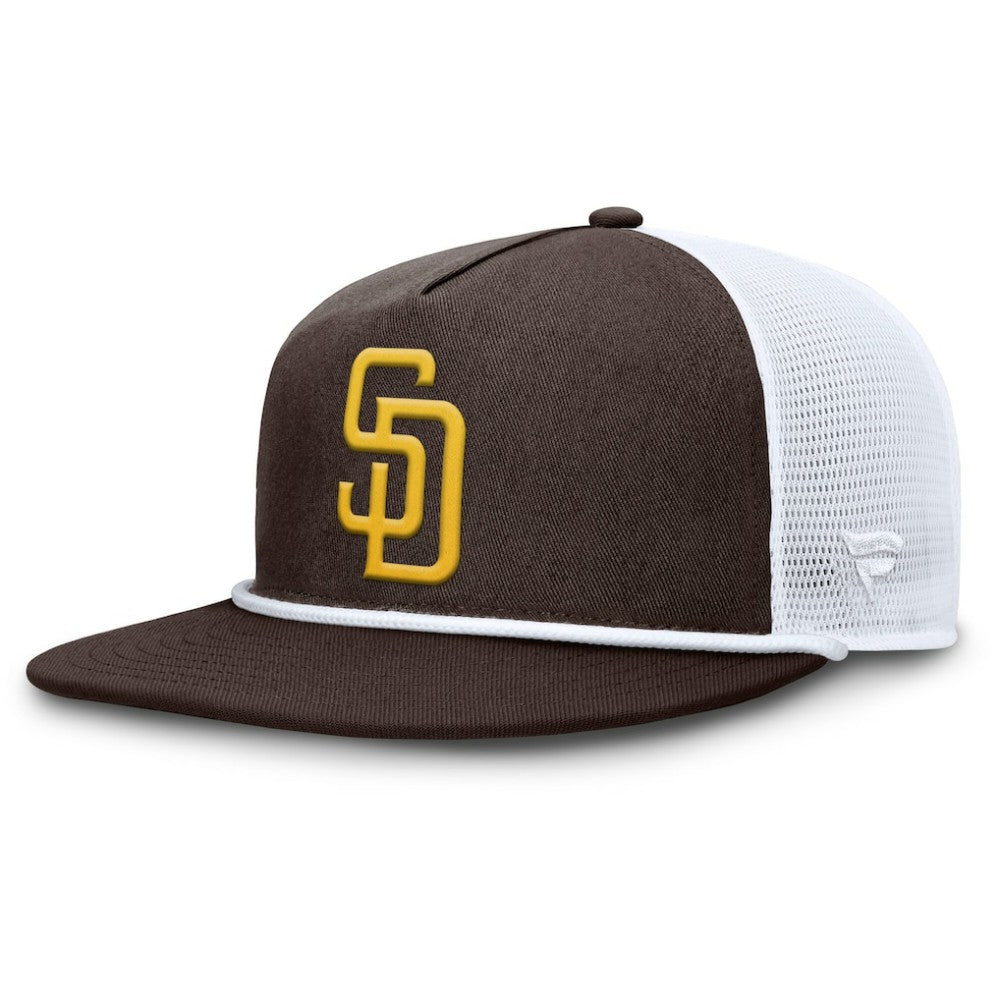 San Diego Padres Clubhouse Change Up Snapback Hat - Brown/White