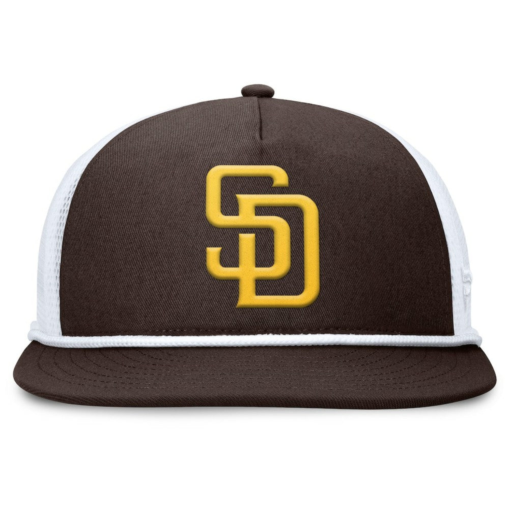 San Diego Padres Clubhouse Change Up Snapback Hat - Brown/White