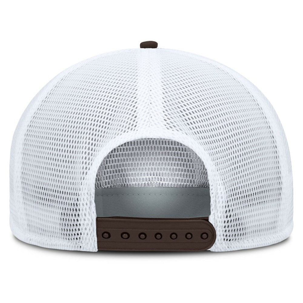San Diego Padres Clubhouse Change Up Snapback Hat - Brown/White
