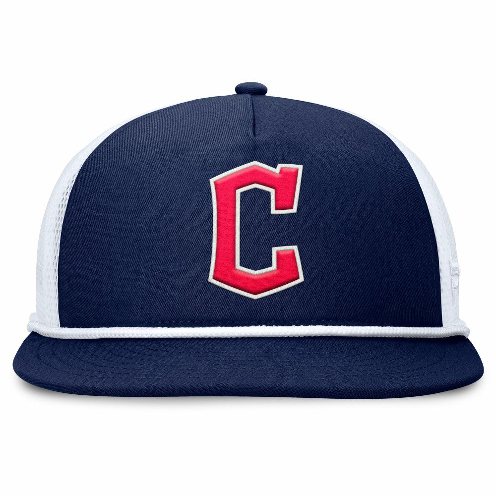 Cleveland Guardians Clubhouse Change Up Snapback Hat - Navy/White