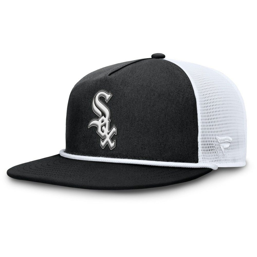 Chicago White Sox Clubhouse Change Up Snapback Hat - Black/White