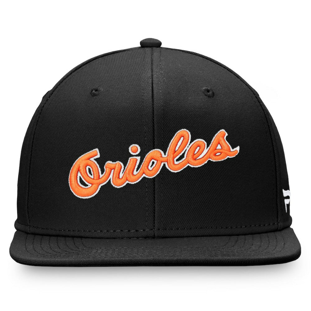 Baltimore Orioles Cooperstown Collection Core Fitted Hat - Black