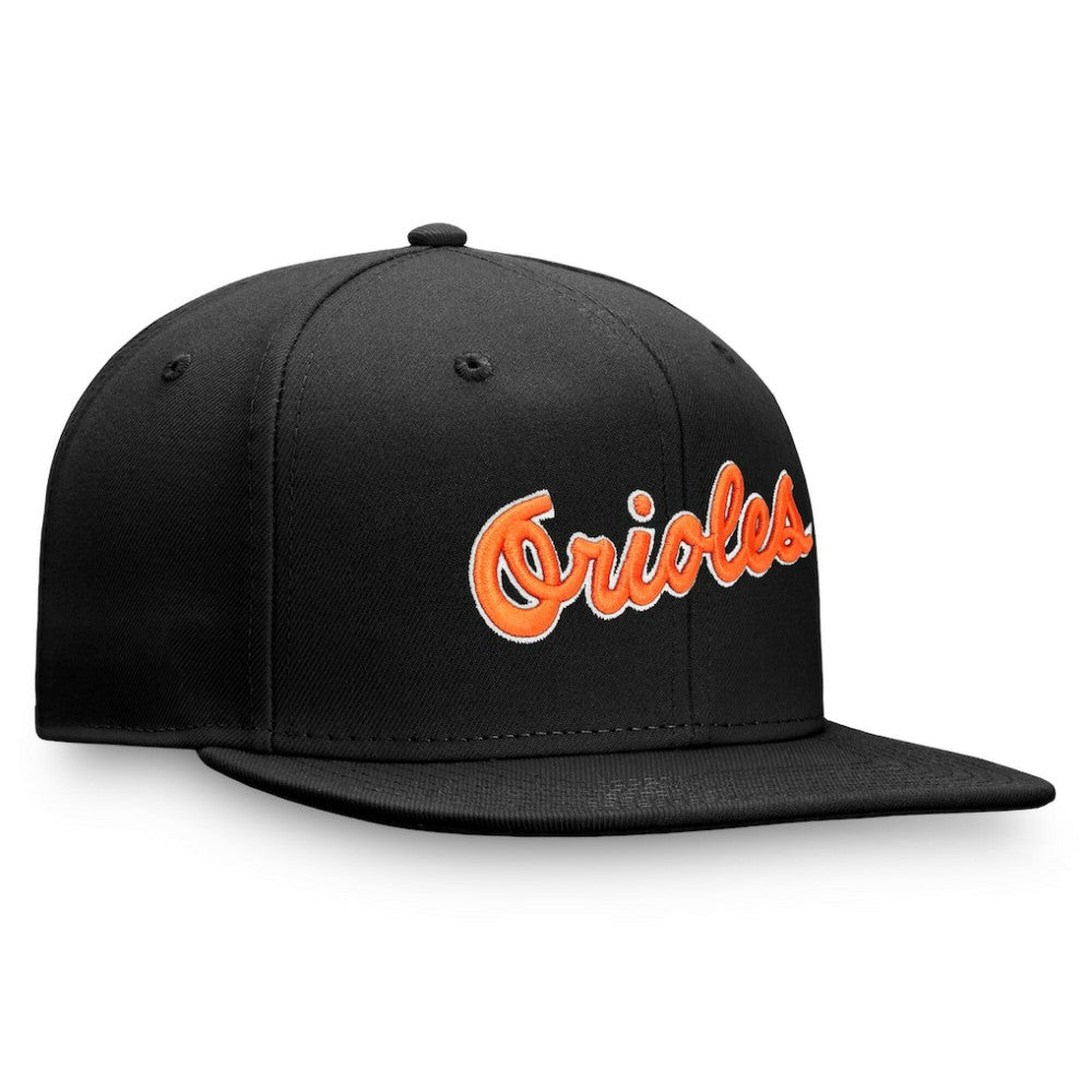 Baltimore Orioles Cooperstown Collection Core Fitted Hat - Black