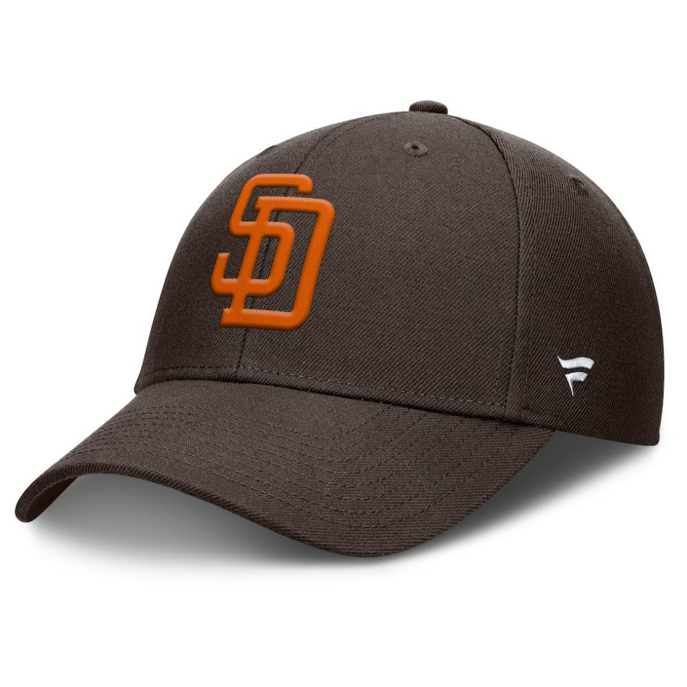 San Diego Padres Cooperstown Collection Core Adjustable Hat - Brown