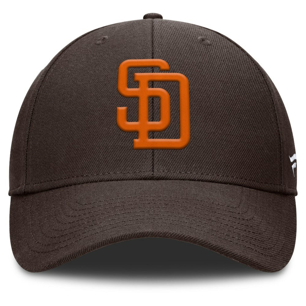 San Diego Padres Cooperstown Collection Core Adjustable Hat - Brown