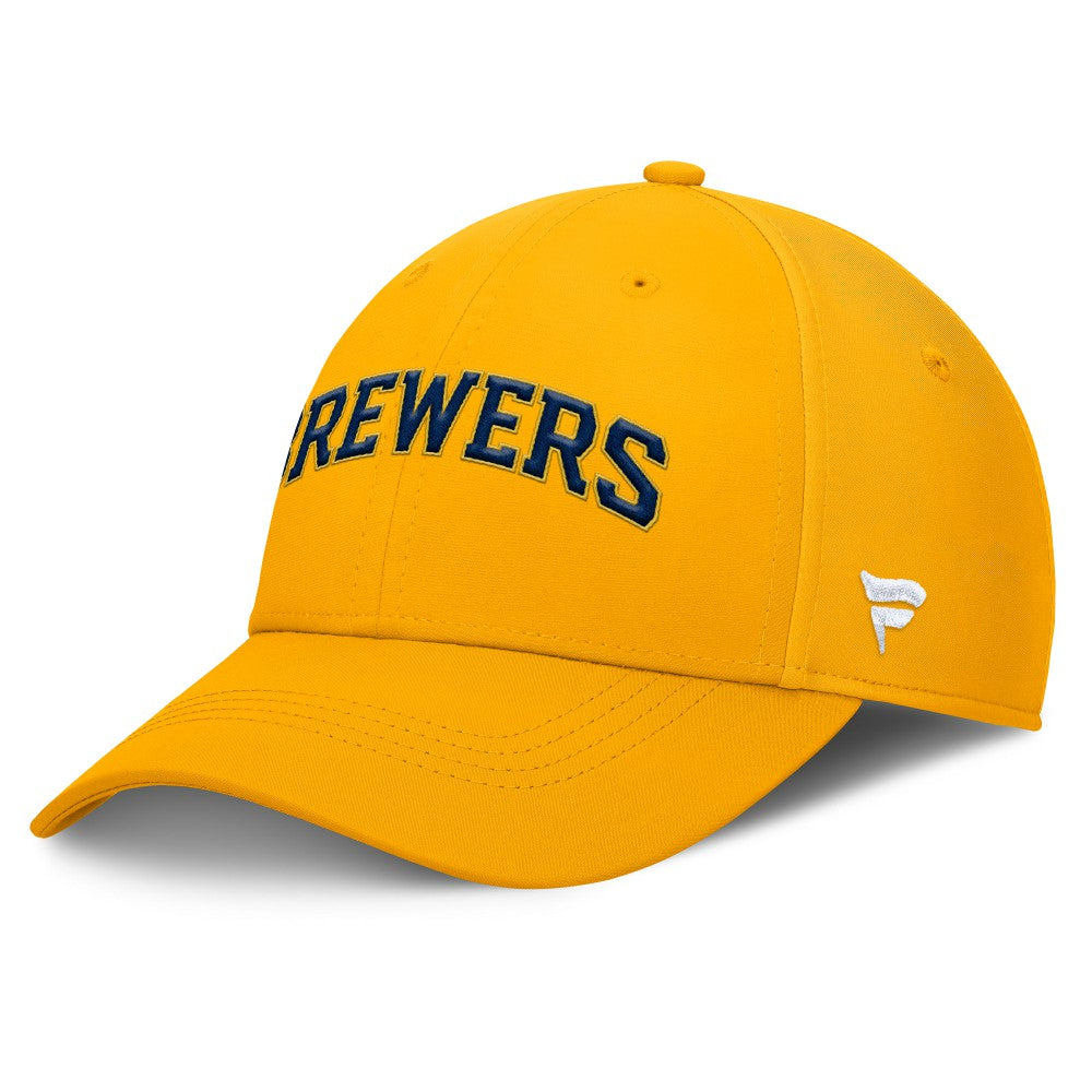 Milwaukee Brewers Core Flex Hat - Gold
