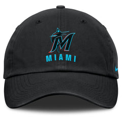 Miami Marlins Club Adjustable Hat - Black | Nike