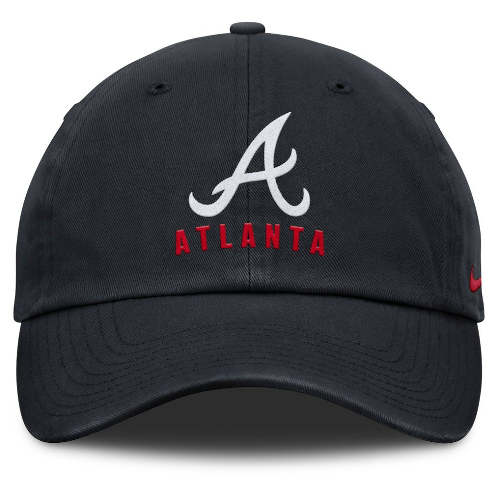 Atlanta Braves Club Adjustable Hat - Navy | Nike