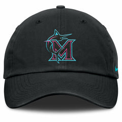 Miami Marlins Unisex 2025 City Connect Club Adjustable Hat - Black | Nike